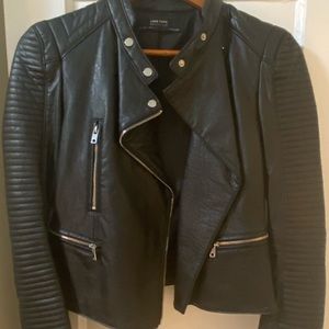 Zara leather jacket